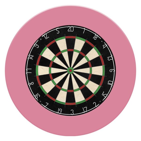 Dartbord surround pink - voorbeeld met dartbord