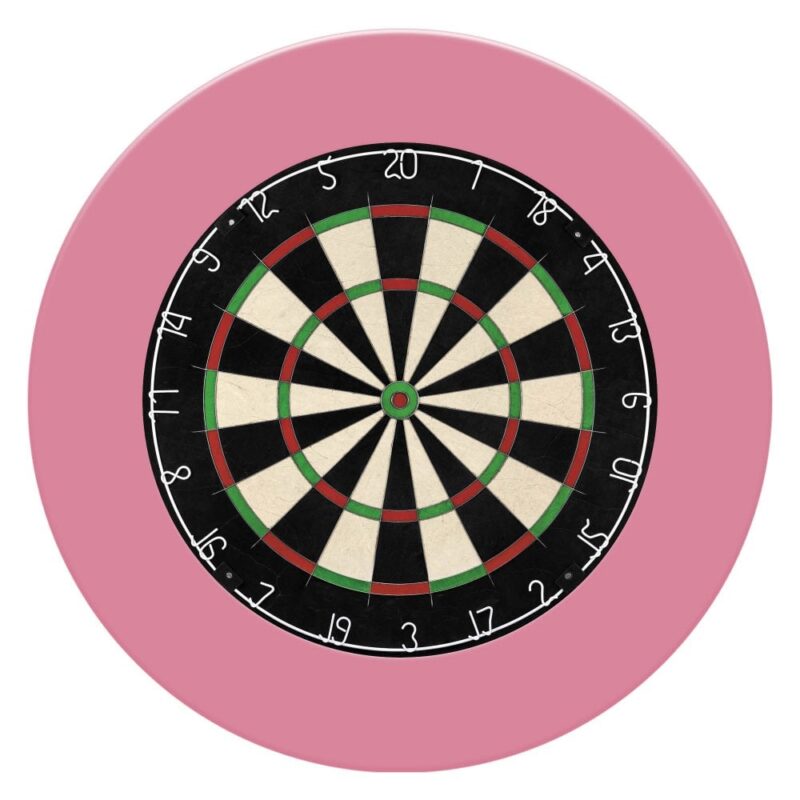 Dartbord surround pink - voorbeeld met dartbord