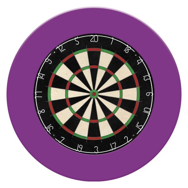 Dartbord surround purple - voorbeeld met dartbord