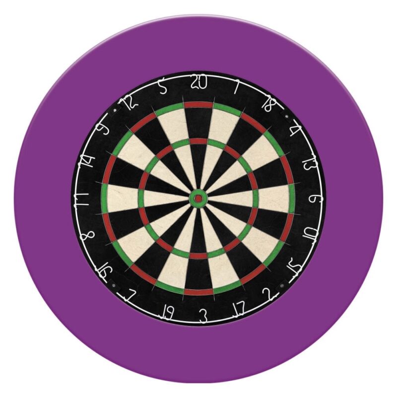 Dartbord surround purple - voorbeeld met dartbord