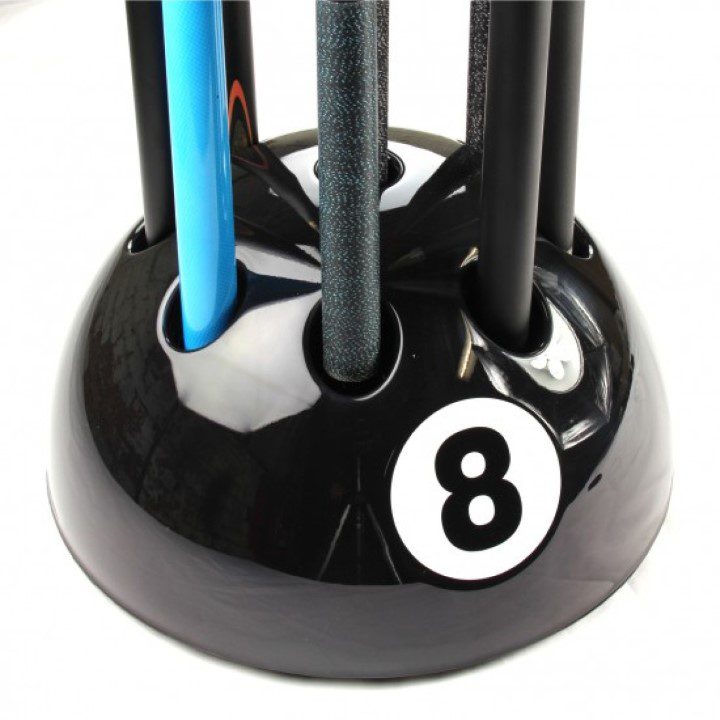 keu rek in de vorm van een halve 8-ball