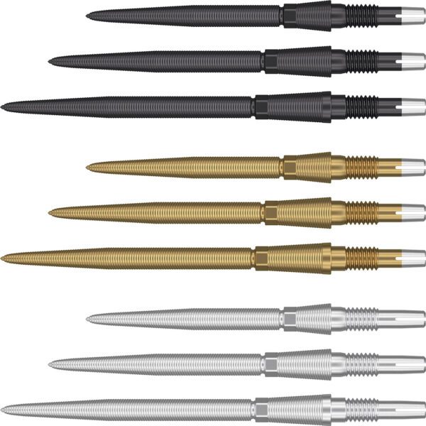 Target Swiss Storm Nano Points in Gold, Silver en Black