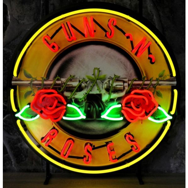 guns n roses neon sign