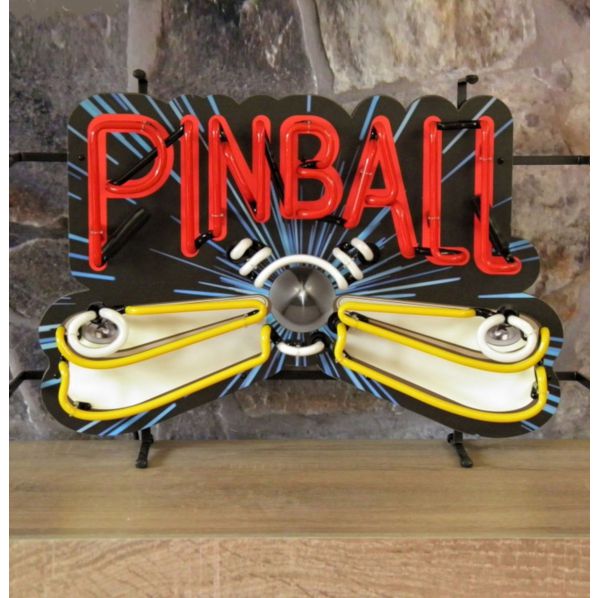 pinball neon sign - onverlicht