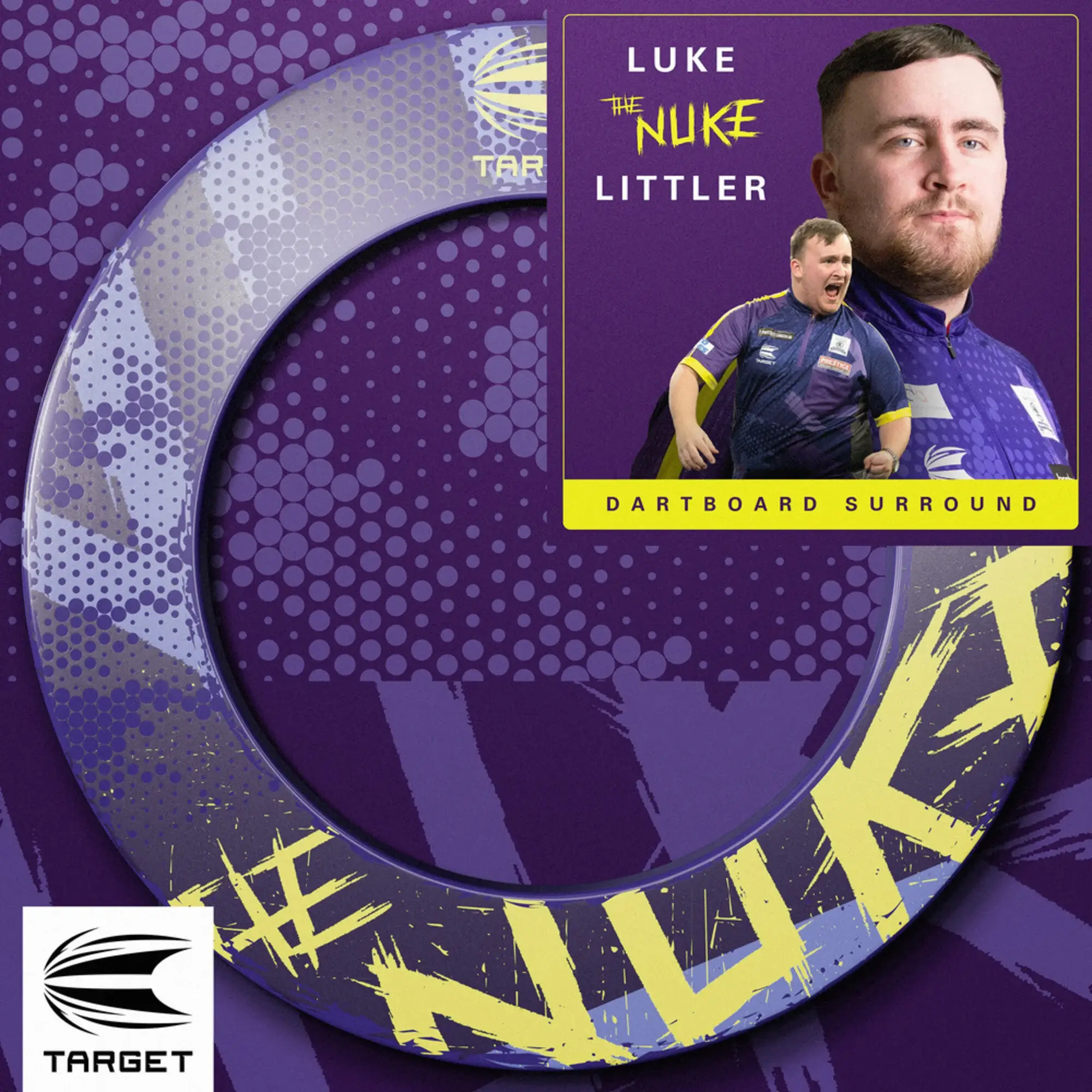 Target Luke 'The Nuke' Littler Dartscheiben-Einfassung