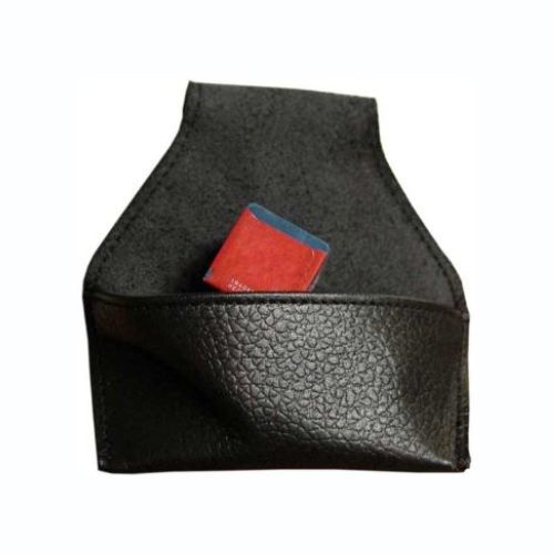 Chalk holder faux leather pouch - Black