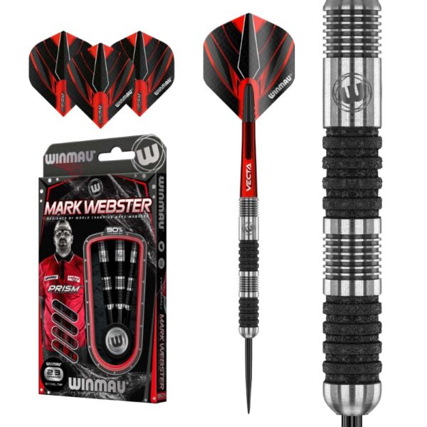 Mark Webster Special Edition darts from Winmau - 90%