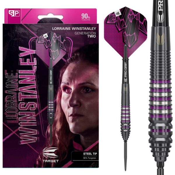 Target dartpijlen Lorraine Winstanley G2 Swiss Point 90%