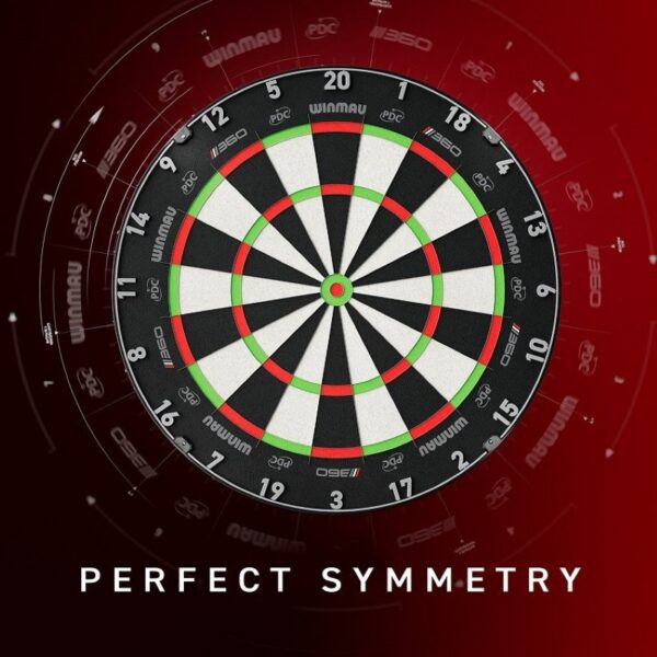 Dartbord Winmau Blade 360 Triple Core Technology van Biljarts 't Clubke