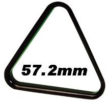 Black Triangle Rack for Pool Balls from Biljarts 't Clubke