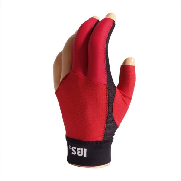 IBS Gold Mesh Red Billiards Glove