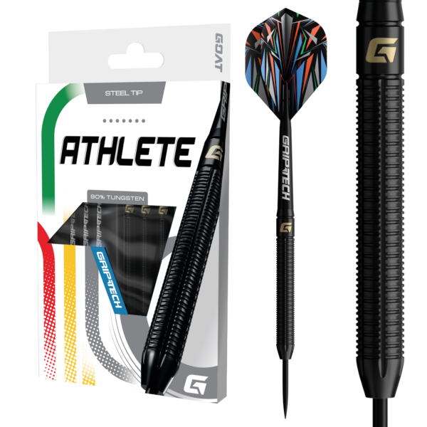 Fléchettes GOAT Athlete Black 90%