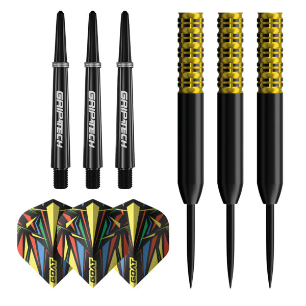 Fléchettes GOAT Athlete Yellow 90%