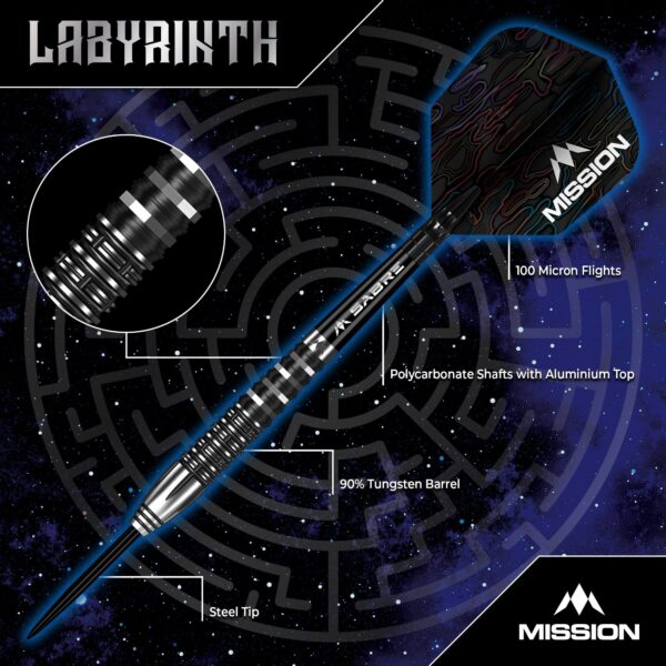 Fléchettes Mission Labyrinth 90%