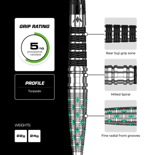 Fléchettes Mission Mantis R2.5 95%
