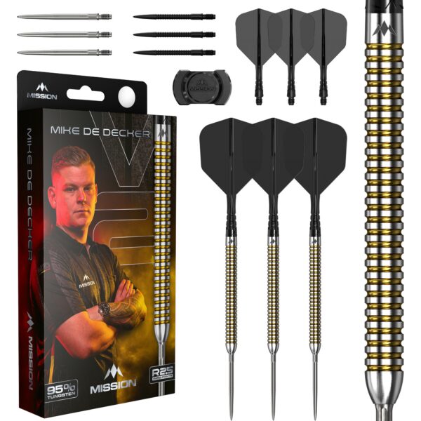 Mission Mike De Decker R2.5 V2 95% tungsten dartpijlen