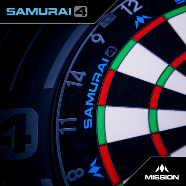 Mission Samurai 4 Graphite Grey Spider Professional Dartboard