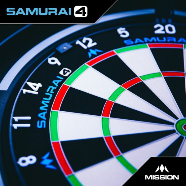Mission Samurai 4 White Spider Professional Dartboard