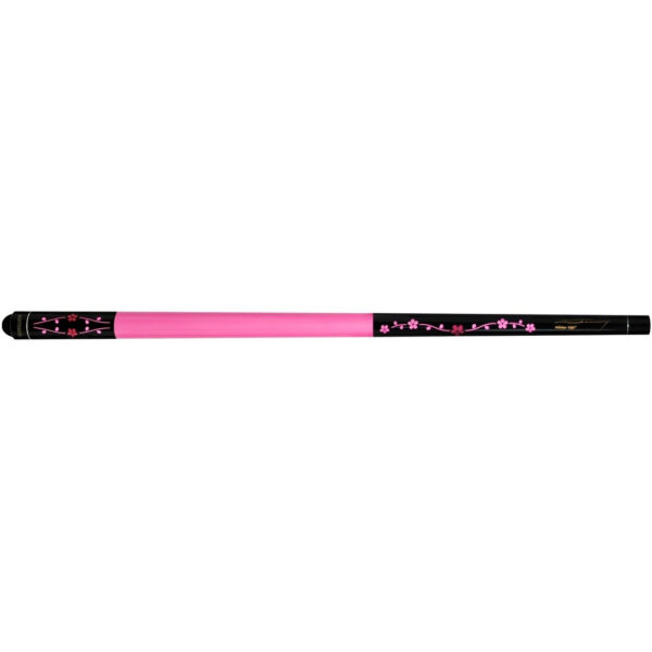 Artemis Pink Lady Flowers Pool Cue - Screw-on Cue