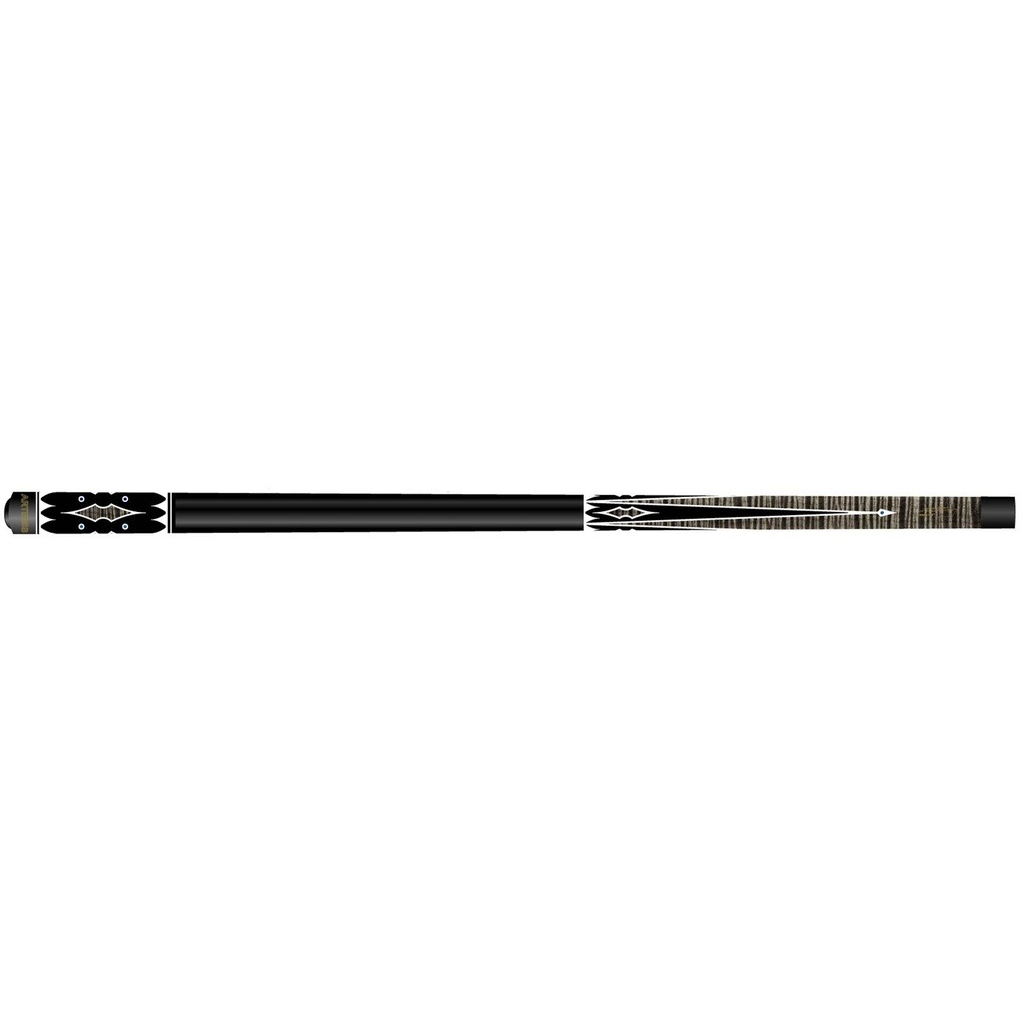 Vijskeu Mister 100 Curly Grau-Schwarz