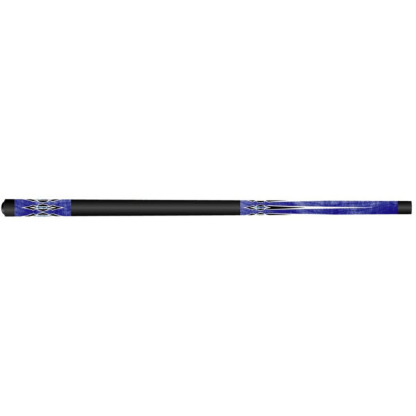 Artemis Mister 100 Design Blue-Tip Billiard Cue - Screw-on Cue