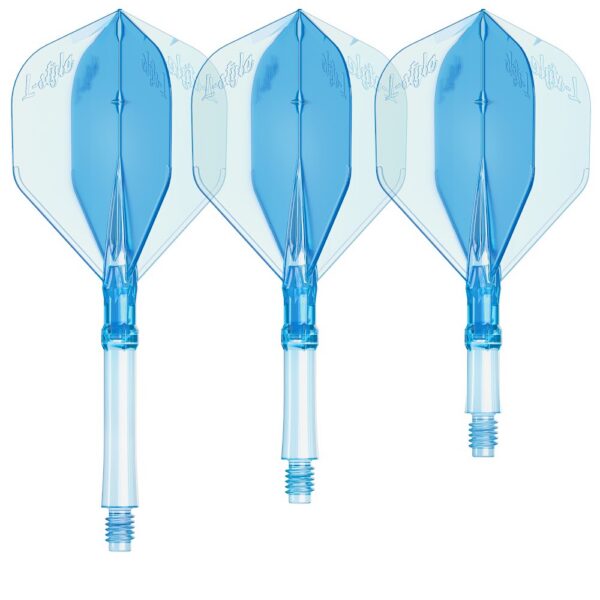 Système L-Style L-System L1 à tige de vol - Bleu transparent 190 (19 mm)