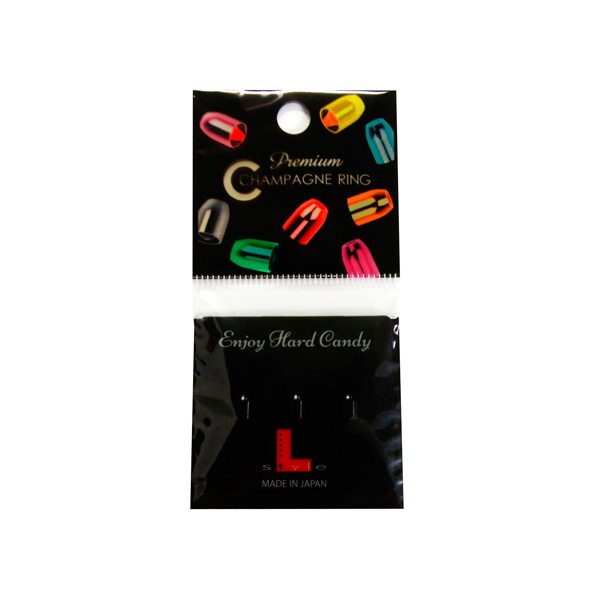 Bague L-Style Premium Champagne (métal) - Noir