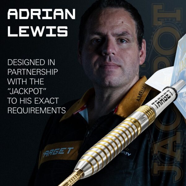 Target Adrian Lewis Showdown 95% Tungsten Darts – Image 2