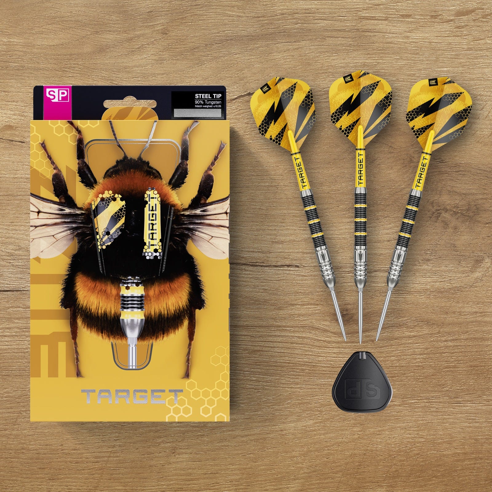 Target Buzz 02 90% tungsten dartpijlen – afbeelding 5