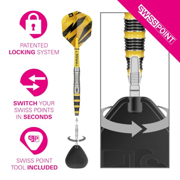 Target Buzz 03 90% Tungsten Darts – Image 3