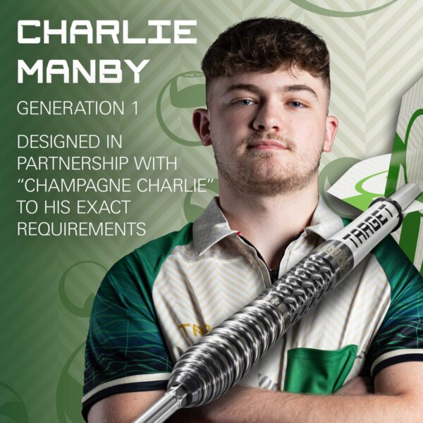 Target Charlie Manby G1 95% Tungsten Darts – Image 2