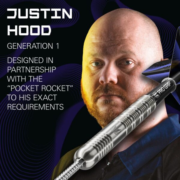 Target Justin Hood G1 90% Tungsten Darts – Image 2