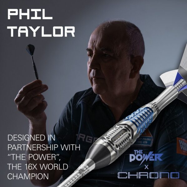 Target Phil Taylor Power Chrono 95% Tungsten Darts – Image 2