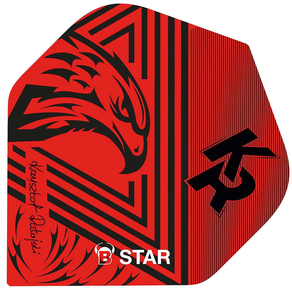 BEAZD Darts/Bull's Germany Flights B-Star Krzysztof Ratajski Eagle - Afbeelding 2