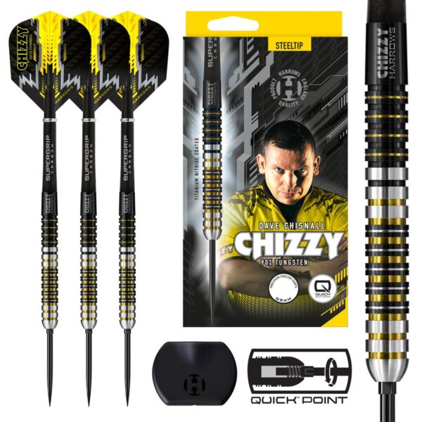 Harrows Dartpfeile Dave Chisnall Chizzy Quick Point 90%