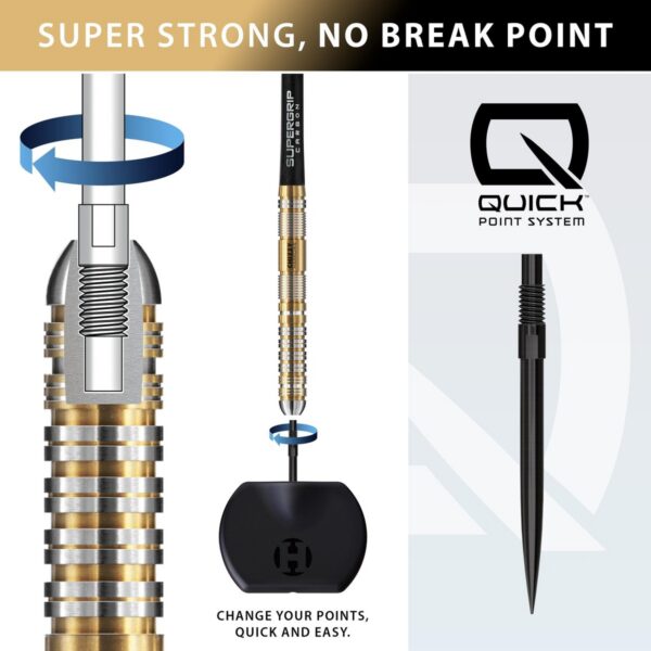 Harrows Dartpfeile Chizzy Series 2 Quick Point 90%