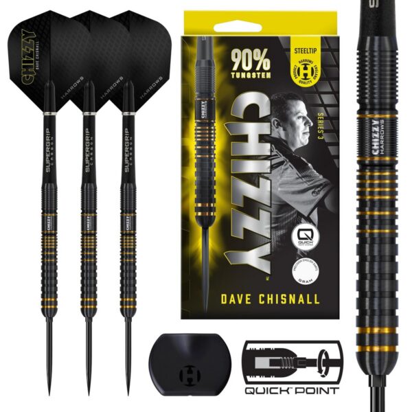 Harrows Dartpfeile Chizzy Series 3 Quick Point 90%