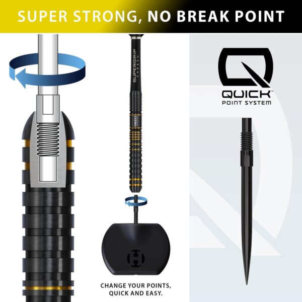 Harrows Dartpfeile Chizzy Series 3 Quick Point 90%