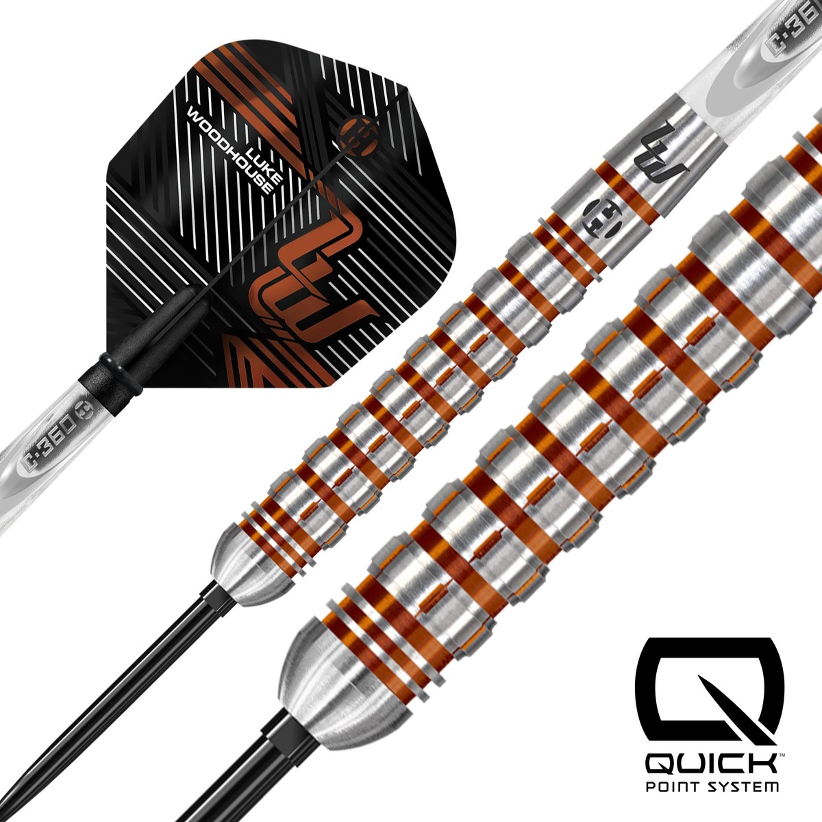 Harrows Dartpfeile Luke Woodhouse Series 2 Quick Point 90%