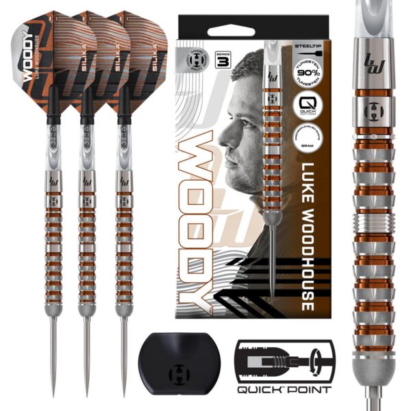 Harrows Dartpfeile Luke Woodhouse Series 3 Quick Point 90%