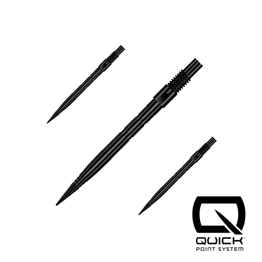 Harrows Quick Points Micro Grip, Black