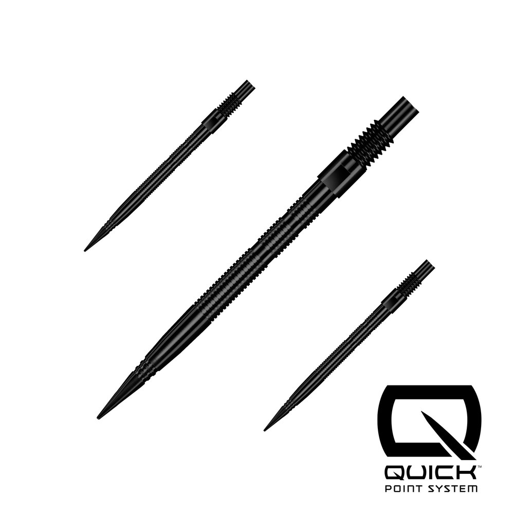 Harrows Quick Points Micro Grip, Black