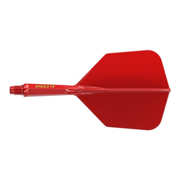 Cue Soul ROST 77 Big Wing, profil latéral rouge transparent