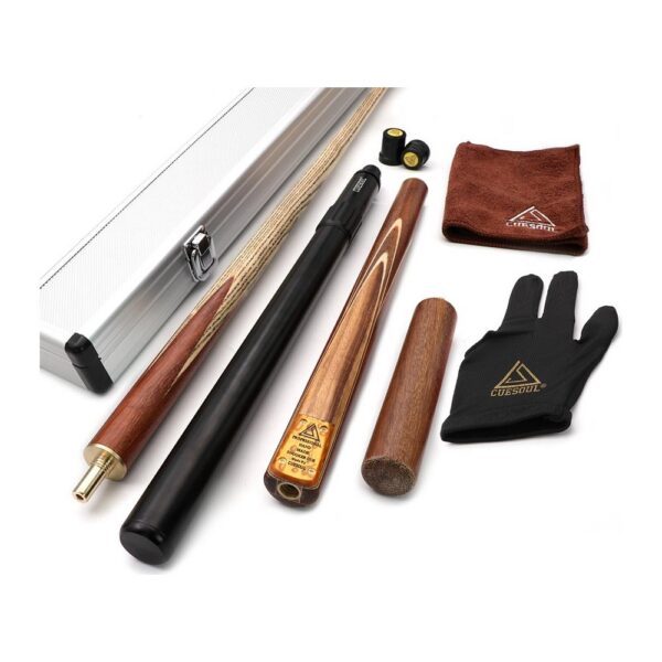 Cue Soul snookerkeu JX-D306 (¾ deelbaar) met aluminium koffer
