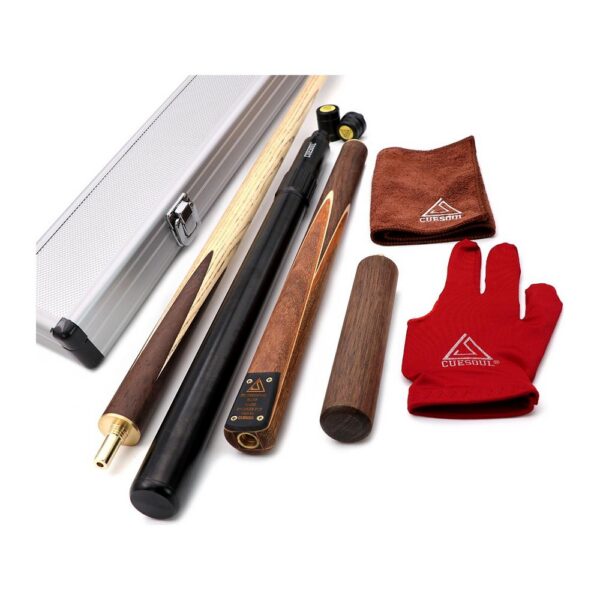 Cue Soul snookerkeu JX-D309 (¾ deelbaar) met aluminium koffer