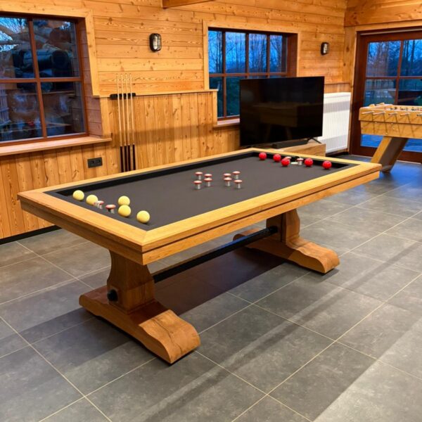 Muze Pool Table with Oak Frame and Legs