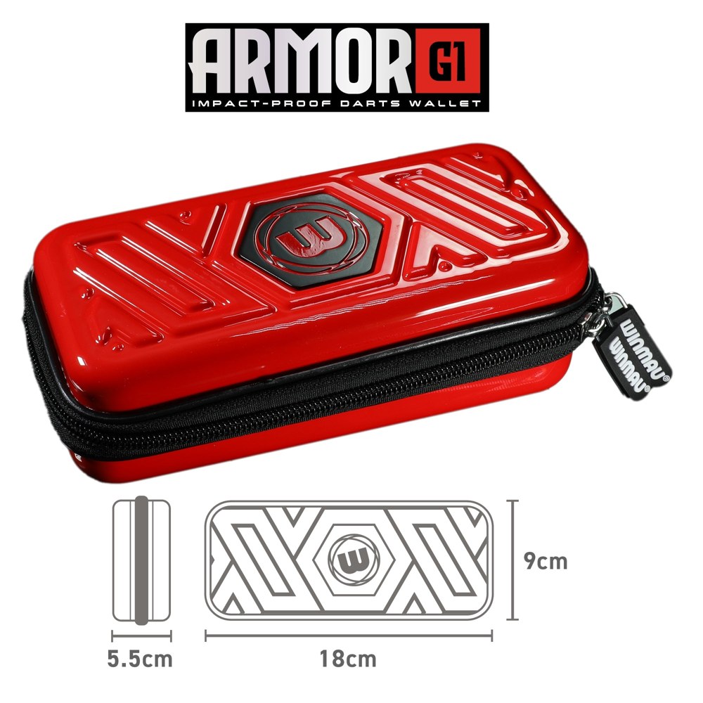 Dart case Winmau Armor G1 rood (4)