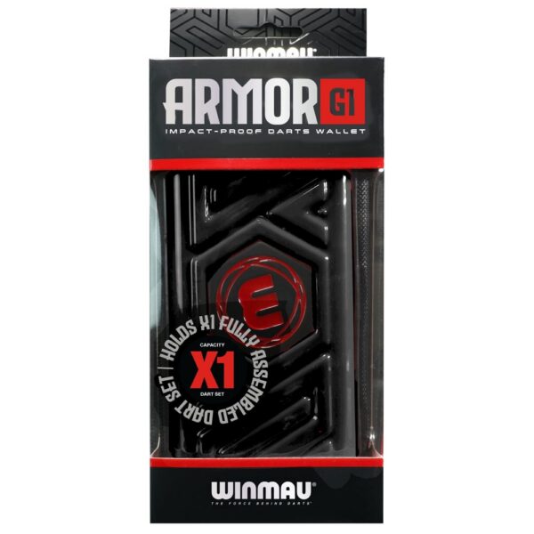 Dart-Etui Winmau Armor G1 schwarz (3)