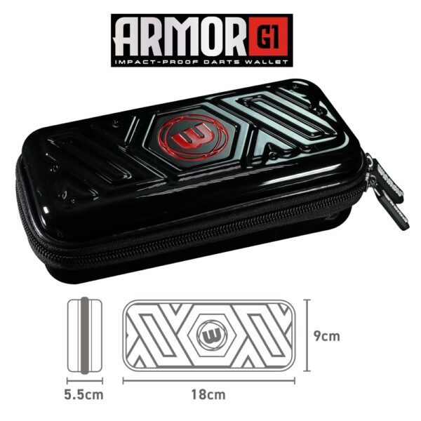 Dart-Etui Winmau Armor G1 schwarz (4)