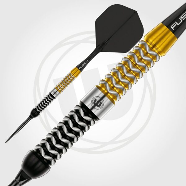Winmau-Dartpfeile Exion Parallel Switch Point 90% – Nahaufnahme